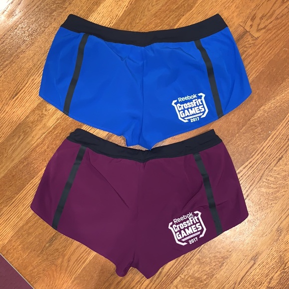 purple crossfit shorts